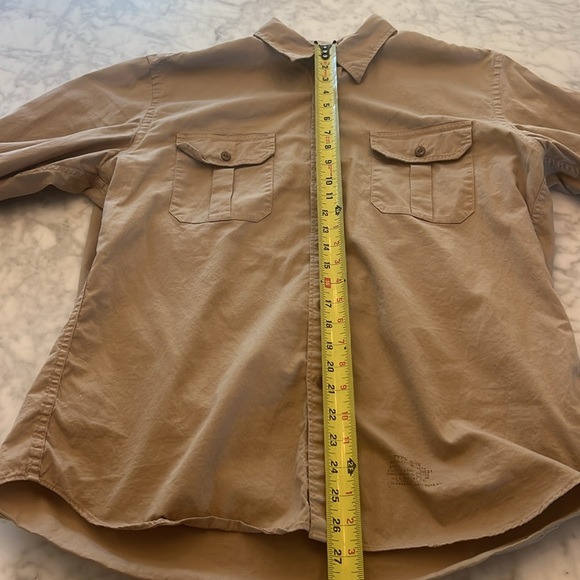 Long sleeve Safari brown J.Crew Chino size large - Picture 5 of 7